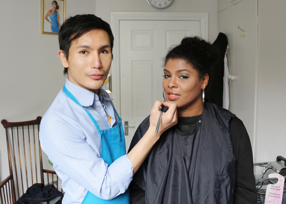 James Adisai top makeup artists London UK